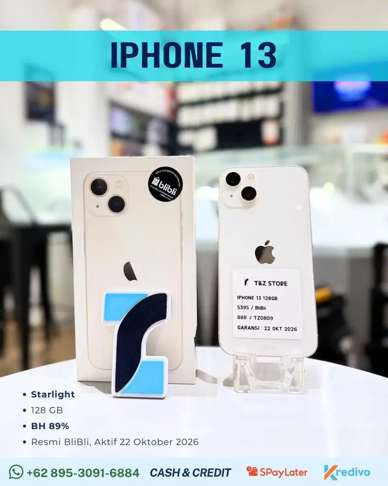 IPHONE 13 128GB - STARLIGHT