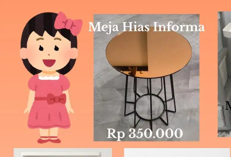 Meja Kaca Ruang Tamu