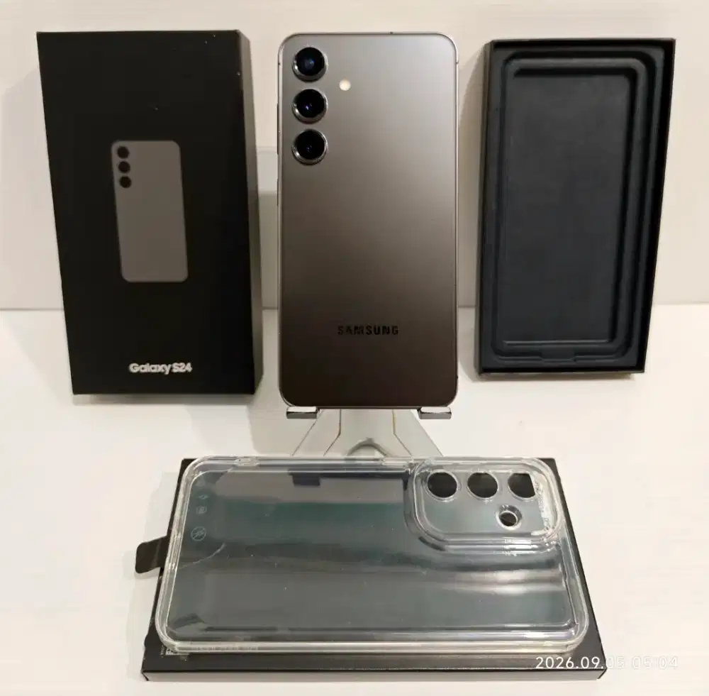 Samsung S24 5G 8/256 gbBlack mulus 98% Garansi Ex Resmi Sein bs TT/BT