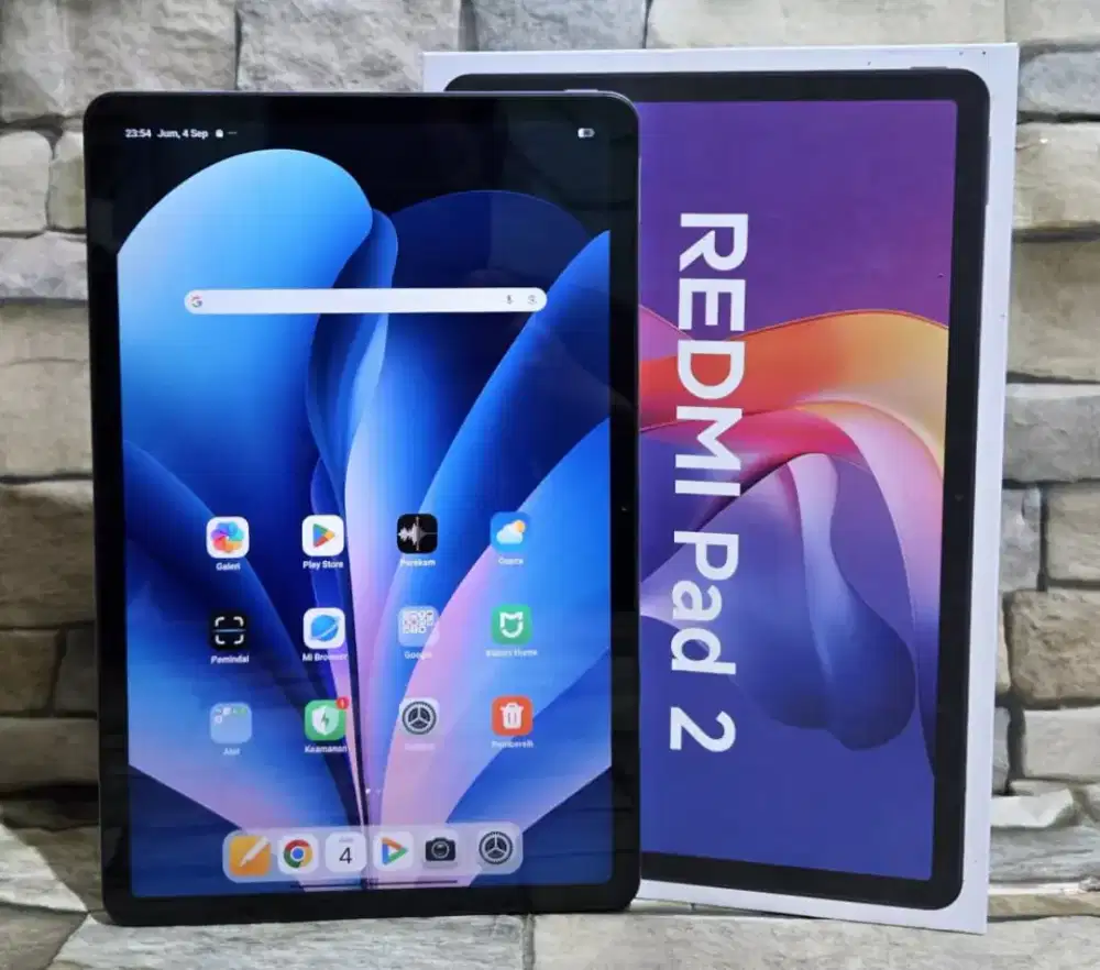 Redmi Pad 2 4/128 green fullset segel mulus 98% siap pakai