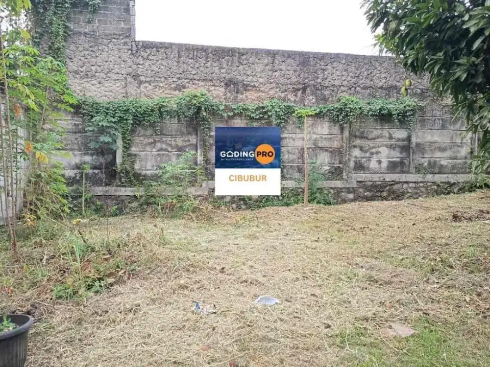 Dijual Tanah Kavling Dalam Cluster di Cibubur Country