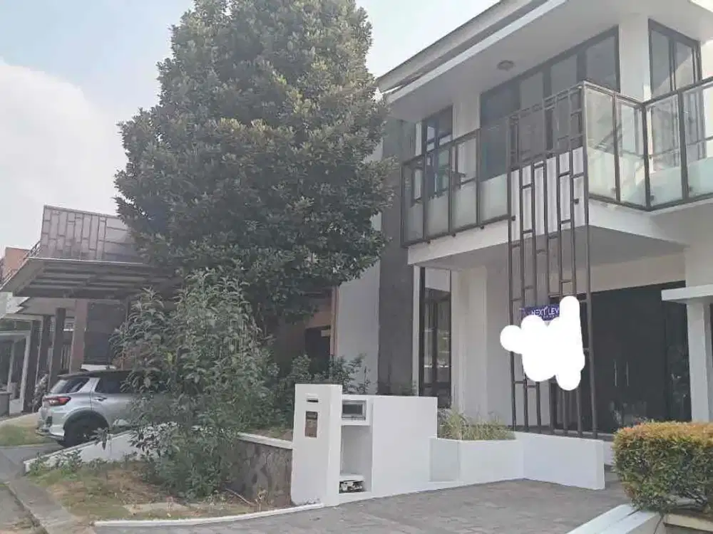 disewakan rumah asia tropis harapan indah 5 kamar tidur