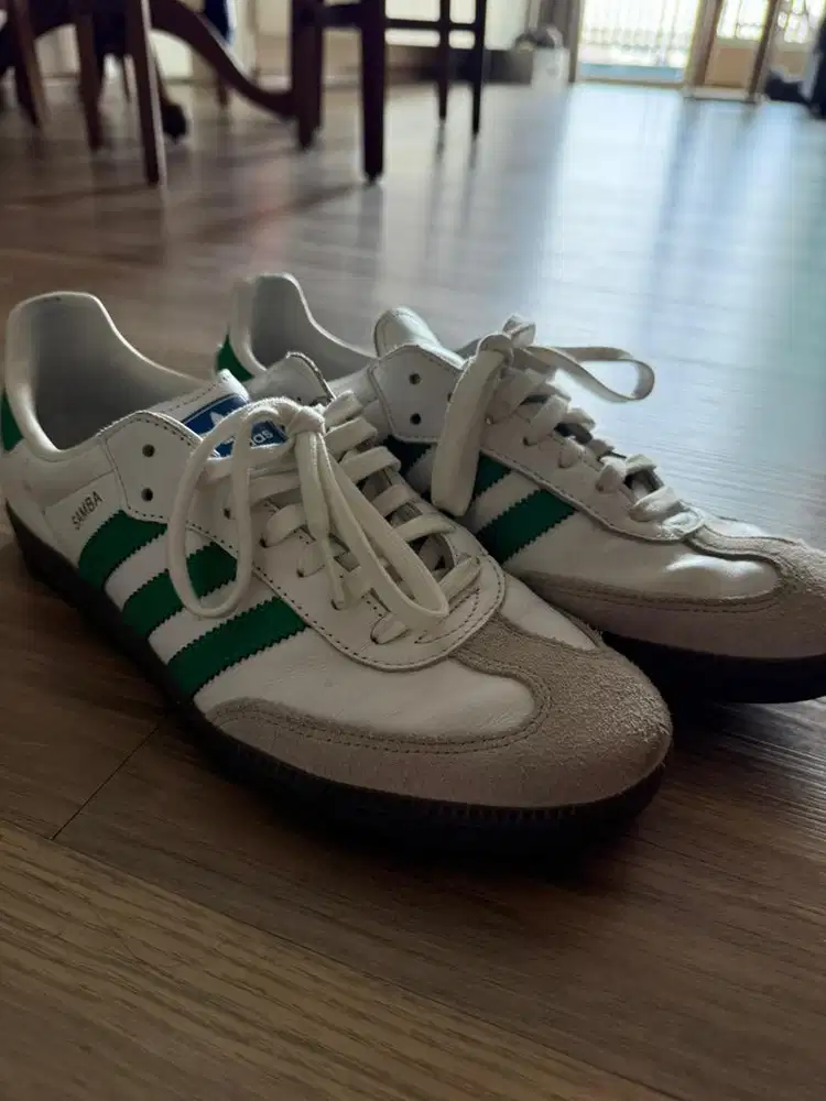 WTS Adidas Samba OG Green White preloved