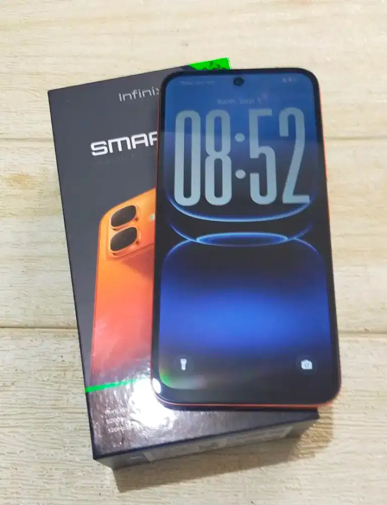 Infinix smart 20 4G 4/128 orange fullset segel mulus 98% bergaransi