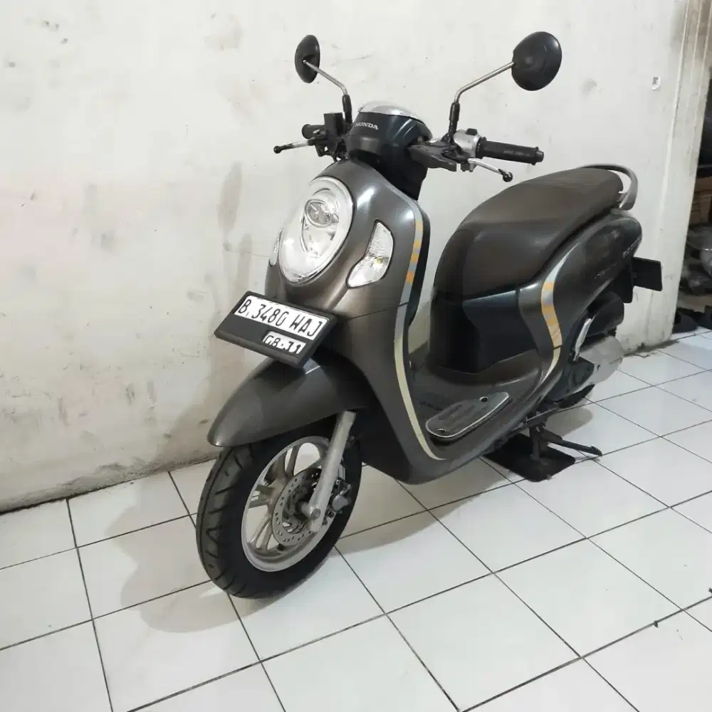 Honda Scoopy New Keyles 2021 Lengkap Bagus Mesin Aluss