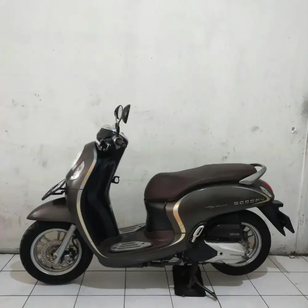 Honda Scoopy New Keyles 2021 Mesin Aluss Lengkap Bagus
