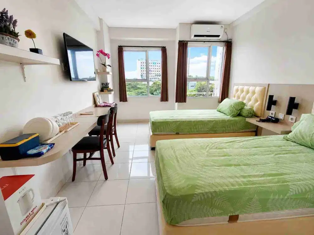DIJUAL – Apartemen Studio 24 m² Full Furnished SHMSRS Lantai 1 Jababeka