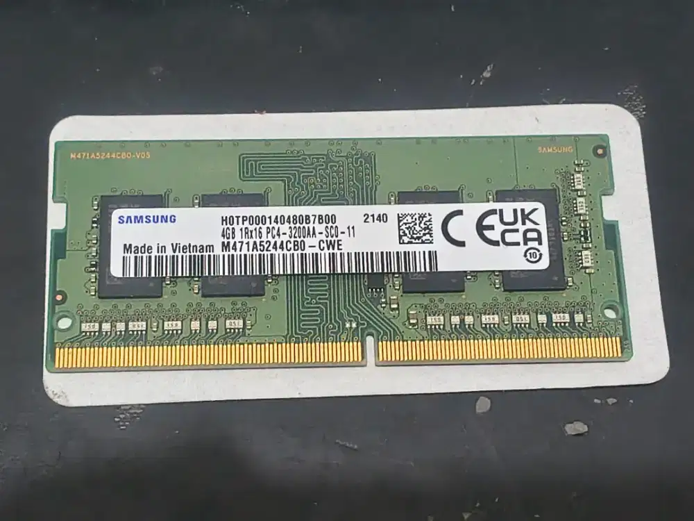 Memori ram laptop 4 GB sodim 3200 ddr4