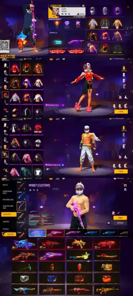 Jual akun ff aman dan amanah