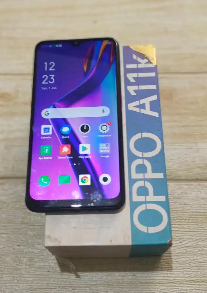 Oppo A11k 4G 2/32 Fullset segel mulus 95%