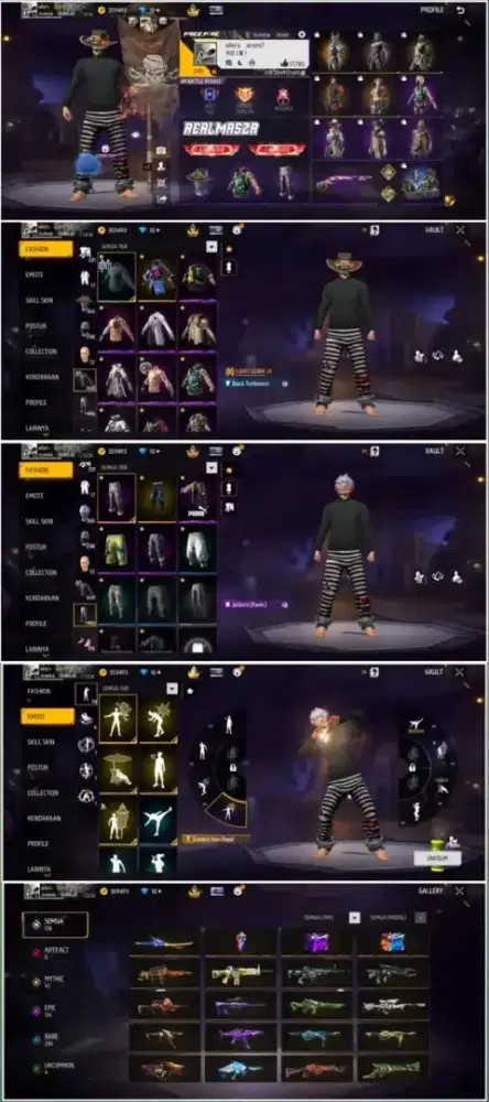 Jual akun ff aman dan amanah