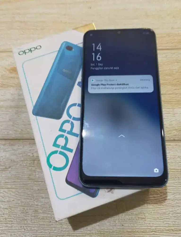 Oppo A12 4G 3/32 Fullset segel mulus 95%