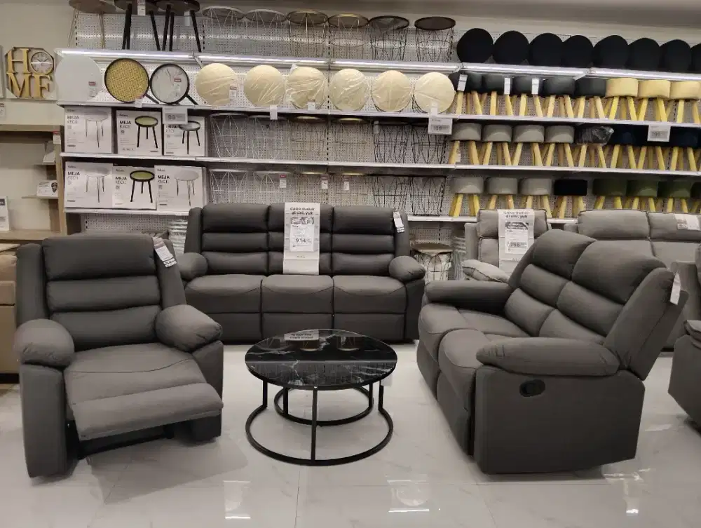 JUAL MURAH SET SOFA RECLINER 3-2-1 SELMA CILEGON