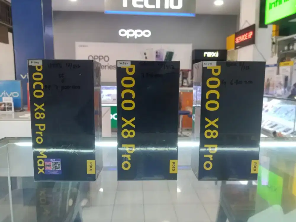 Poco x8pro series segelbox resmi