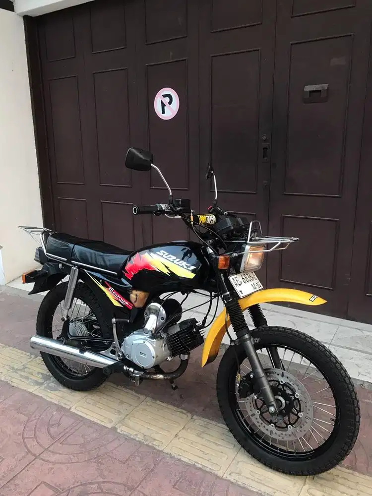 Suzuki A100 upgrade style Win Semi Trail surat komplit mulus