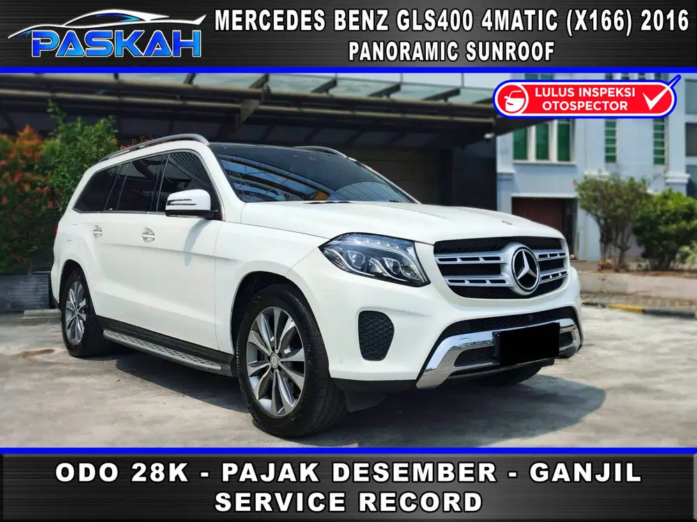 Odo 28k Bunga 5% DESEMBER Ganjil Mercedes GLS400 2016 GLS 400 2016