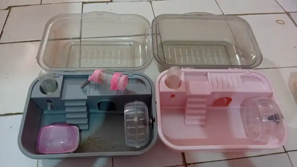 Kandang Hamster dan perlengkapannya