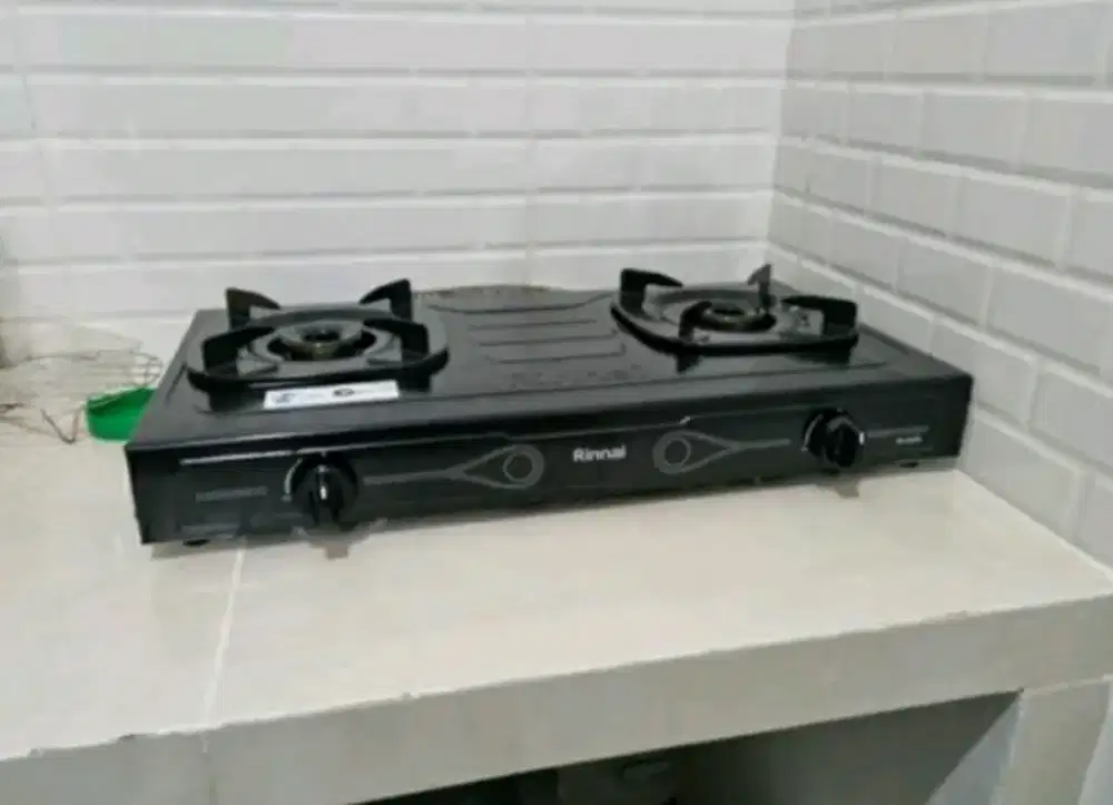 Kompor Rinnai 2 tungku SNI + Selang Regulator