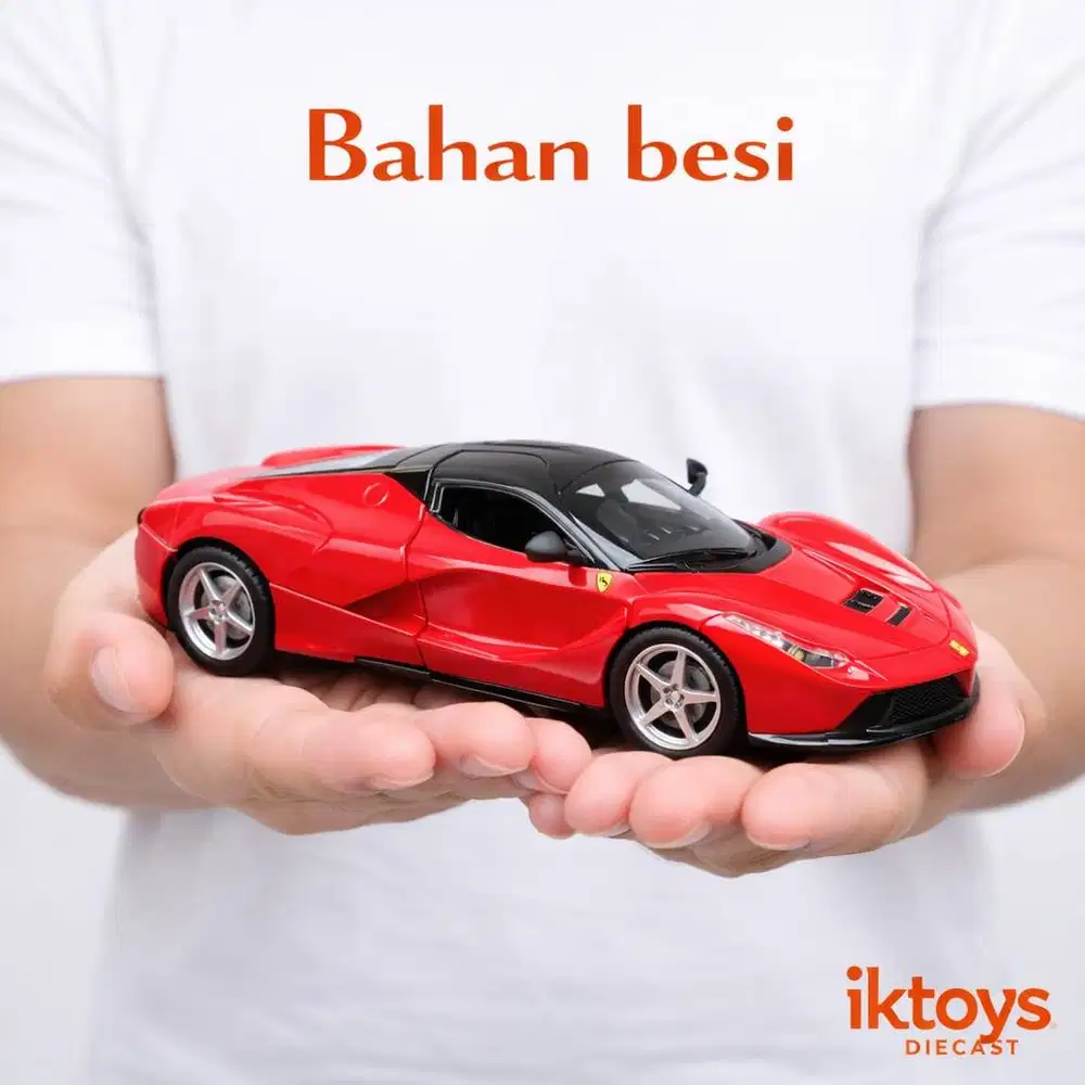 diecast miniatur mobil model kaya ferrari la ferrari