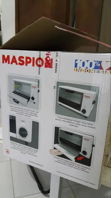 MASPION TOASTER FOOD WARMER LIKE NEW