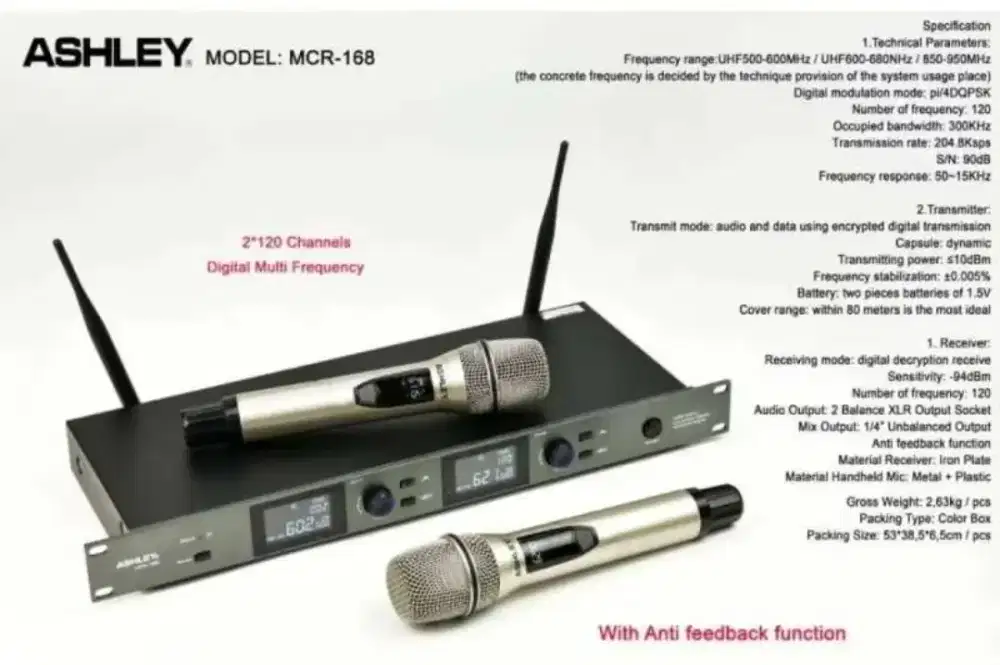 Di Jual Mixer merk Ashley MCR-168