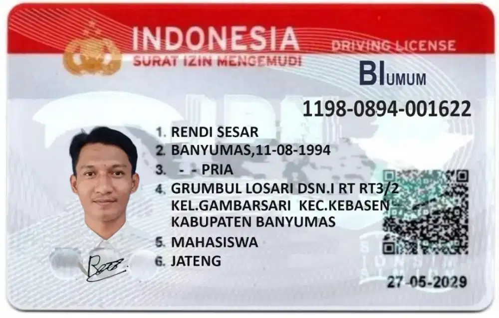 Cari krja punya sim B1 umum