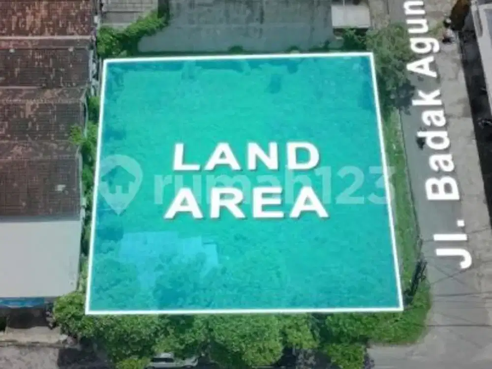 Tanah Hook Premium 278M² di Renon Denpasar - Rp 1,95M / 100M²