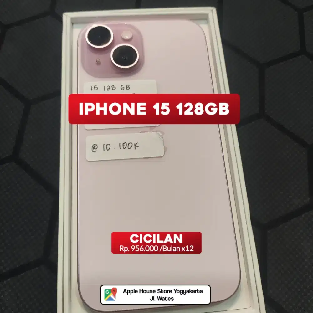 IPHONE 15 128GB PINK KREDIT TANPA DP
