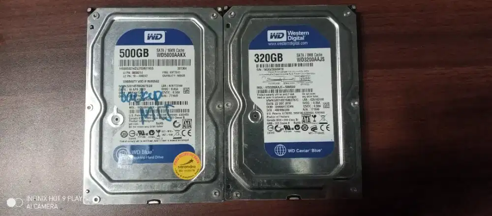 Hardisk 500 & 320 GB