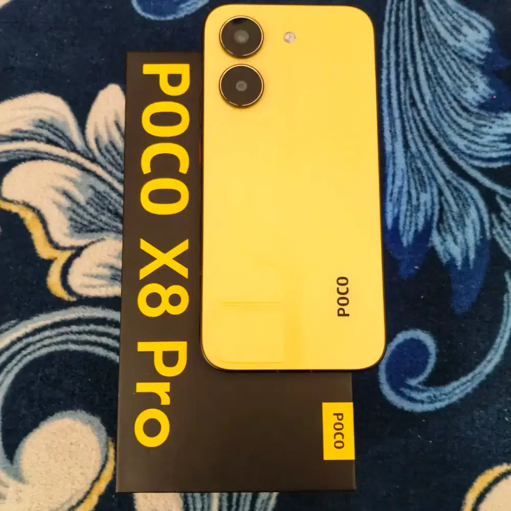 Poco X8 Pro 5G 12/512 Yellow HP Android Gaming Second Ori Like New