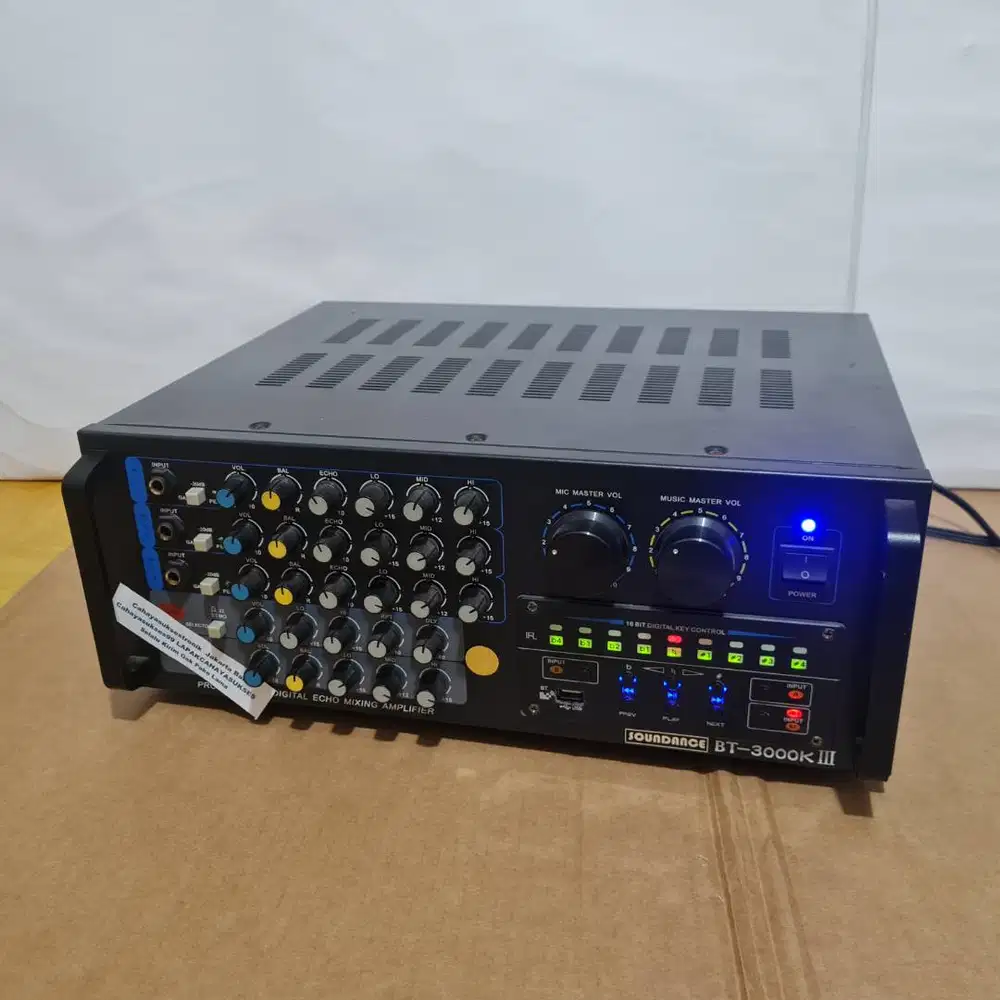 Elektronik Amplifier Digital Echo Mixing Karaoke System BT 3000K III