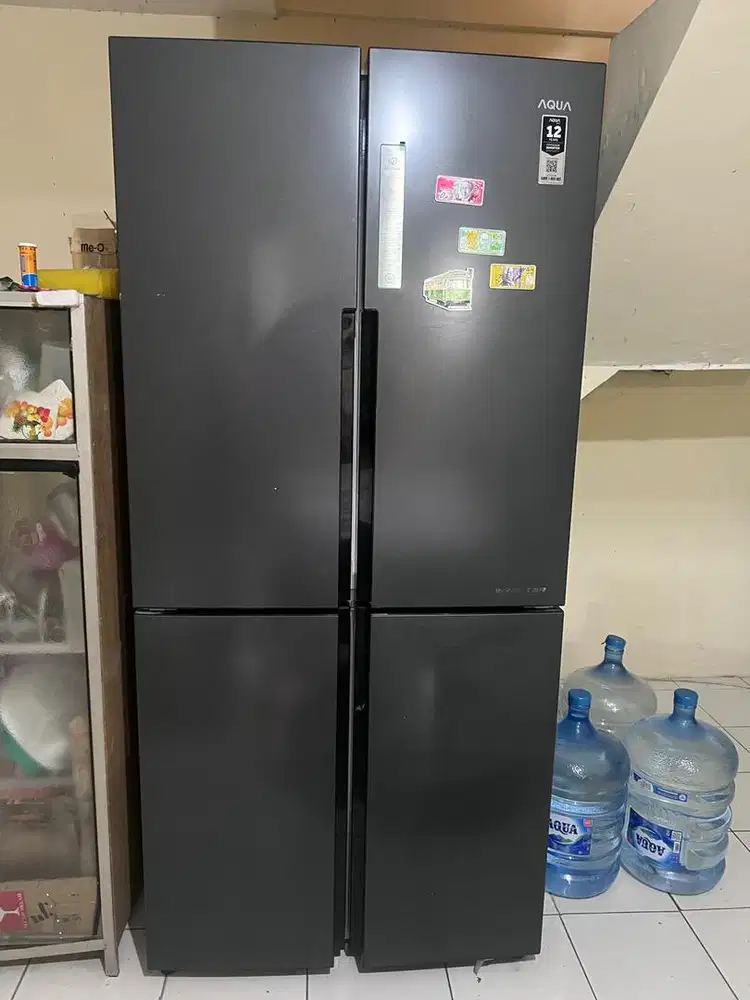 Kulkas Aqua Inverter 4 pintu second