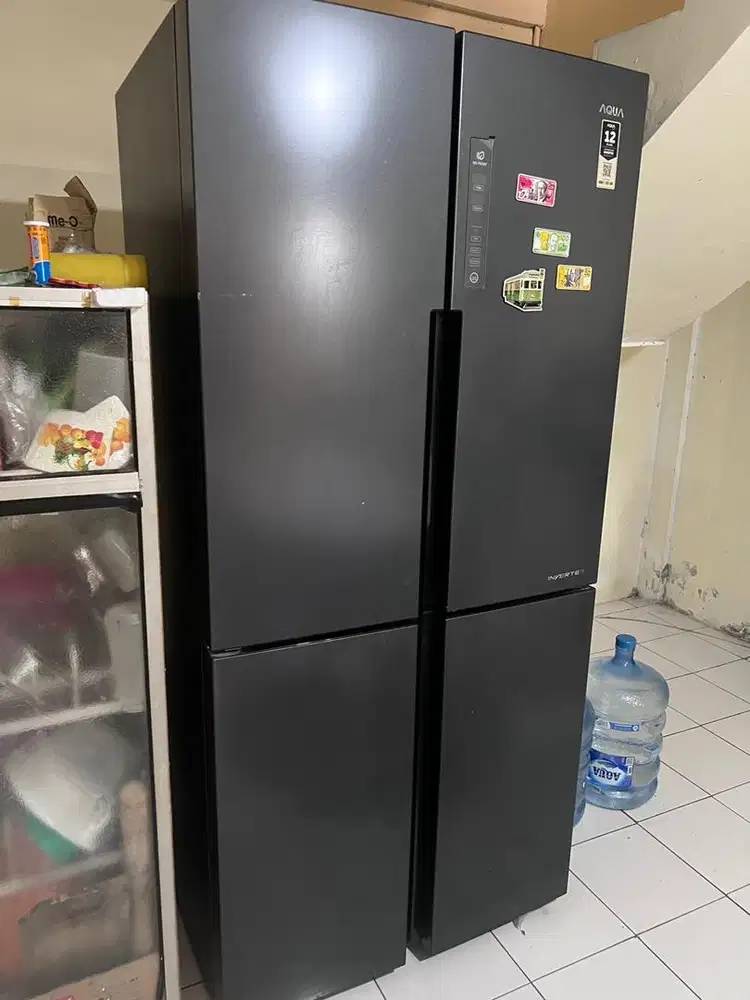 Kulkas Aqua Inverter 4 pintu second