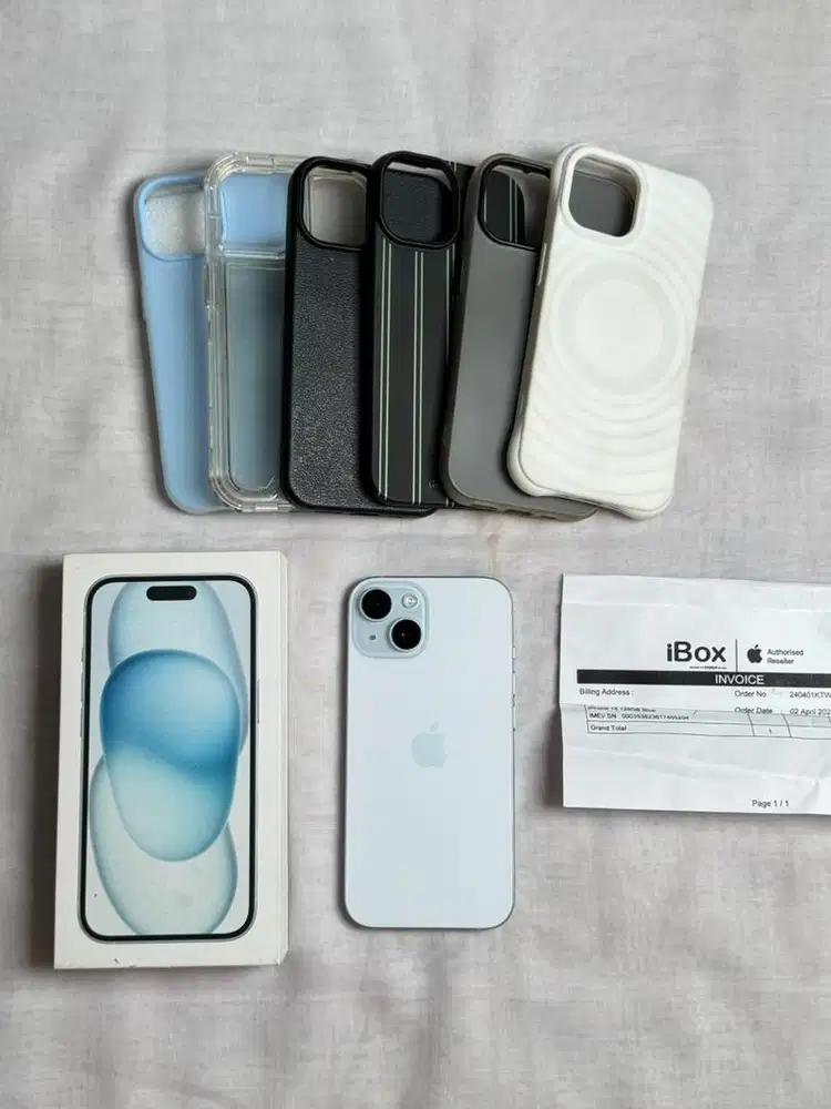 IPHONE 15 128GB Blue IBOX