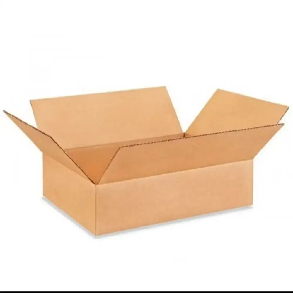 Kardus polos karton box ukuran 41 x 31 x 11 cm masih bagus