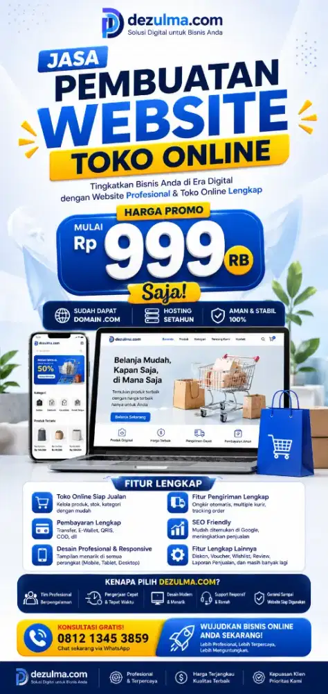 Jasa pembuatan website toko online