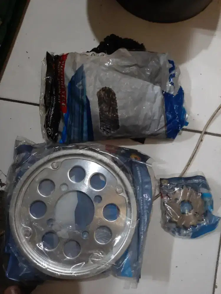 Gearset Honda CS1 Gir Set Rantai Sprocket Depan Belakang