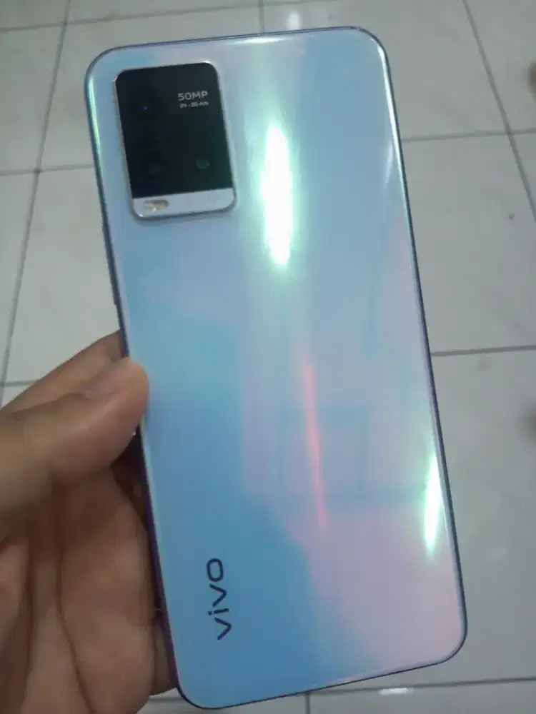 Vivo Y20S Dawn White ORI Perfect 64Gb/Ram 4Gb Golden ponsel