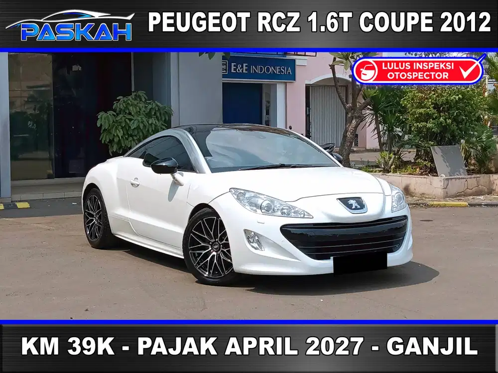ANTIK COUPE TAX=APRIL2027 KM=39K PEUGEOT RCZ 1.6L AT 2012