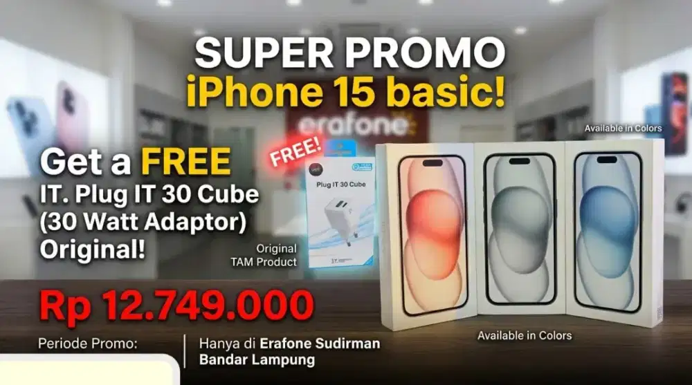 Promo Bundling Adaptor!! khusus pembelian QR/Transfer