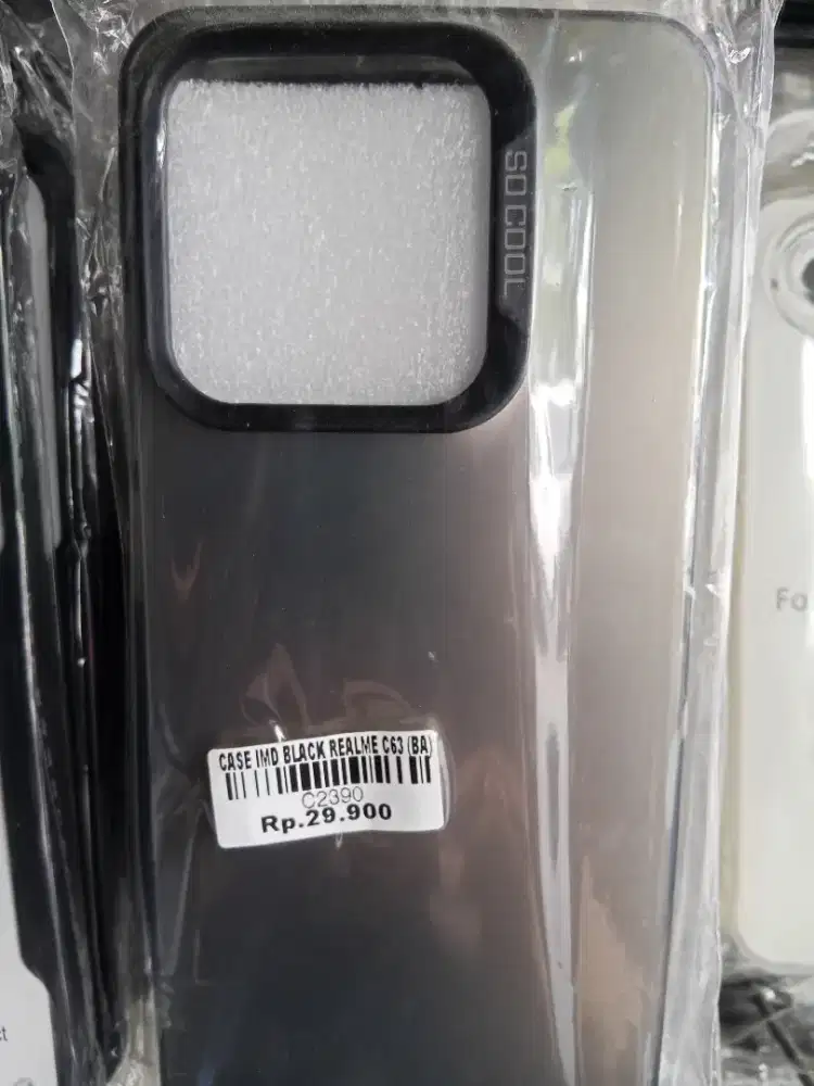 CASE IMD BLACK REALME C63 (BA)