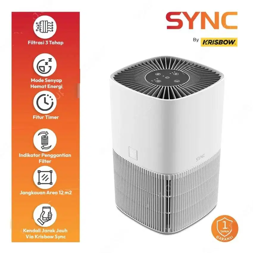 Air Purifier Pembersih Udara Ruangan Krisbow Sync