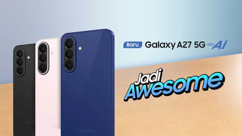 Samsung A27 5G 8/256 New! Bergaransi resmi 1thn. Cicilan ringan.