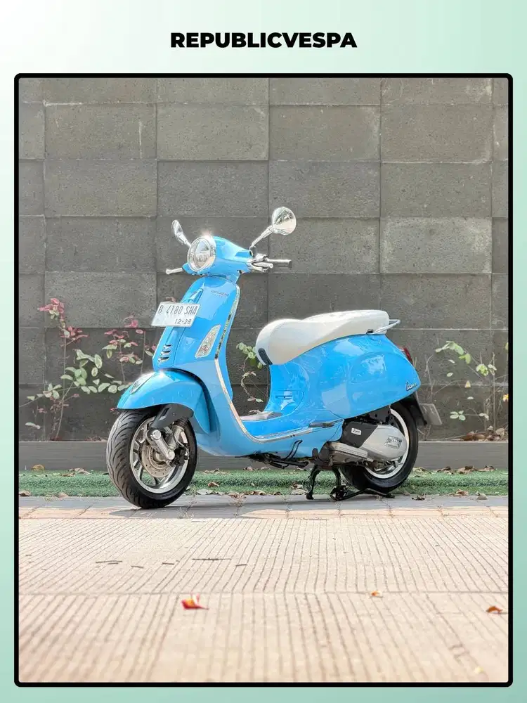 TERMURAH  PRIMAVERA 150 IGET ANNIVERSARY 50TH LIMITED EDItion BLUE