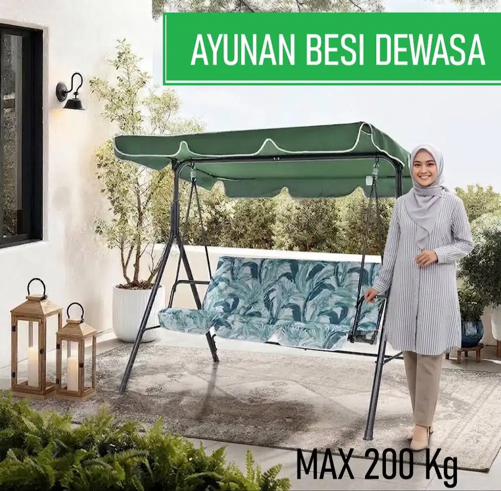 AYUNAN SWING CHAIR BESI AYUNAN DEWASA TAMAN