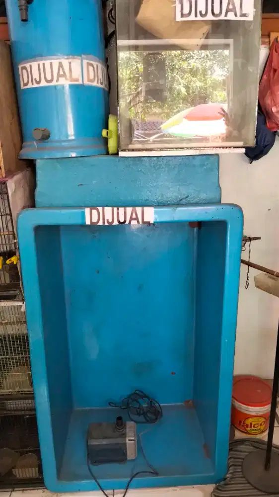 Bak fiber satu set filter dan mesin filternya tinggal pakai70x110x40