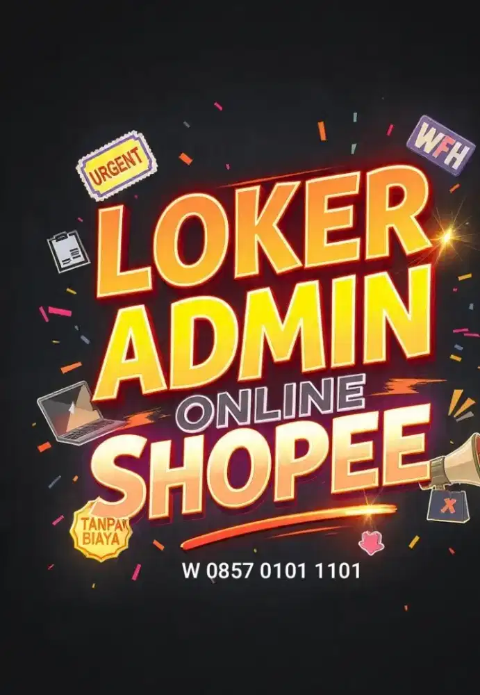 LOKER ADMIN ONLINE sh0pee bantul jogja umk umr