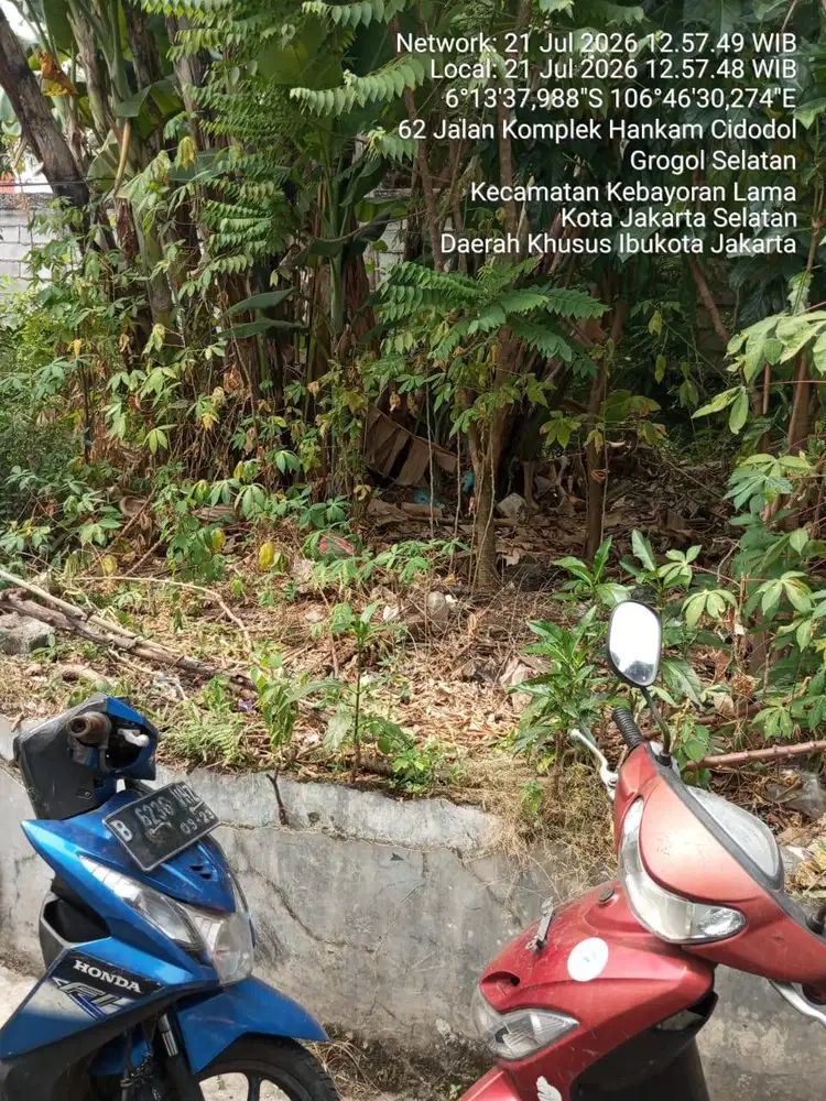 Dijual Tanah di Kebayoran Lama lokasi strategis dekat pasar & sekolah