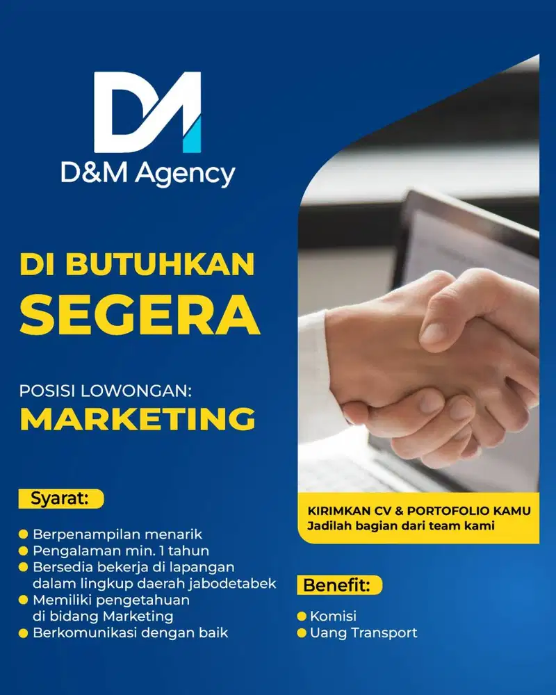 LOWONGAN KERJA MARKETING