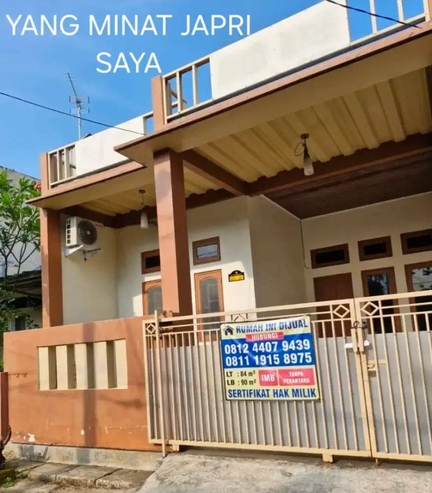 DIJUAL RUMAH SEDERHANA DAN DISEWA